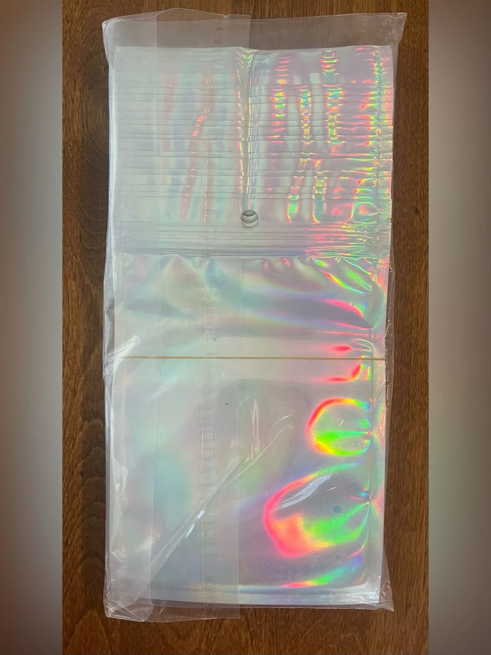 QTY 50 Holographic Resealable 5x7 Inch Bags - Small Business Treat Party NEW